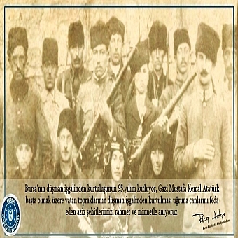 Bursa'nın Düşman İşgalinden Kurtuluşu Kutlamalarından  Kareler