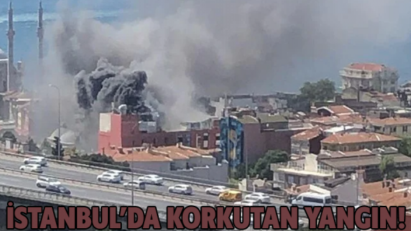 İstanbul'da Korkutan Yangın!