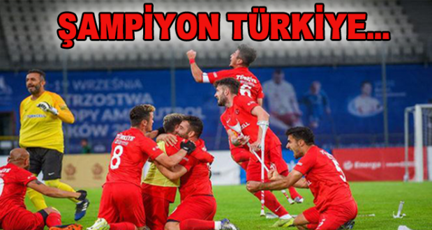 Türkiye Avrupa Şampiyonu!