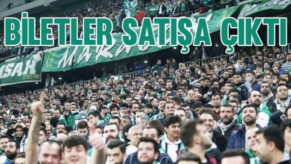 Bursaspor'un Bandırmaspor Maçı Biletleri Satışa Çıktı