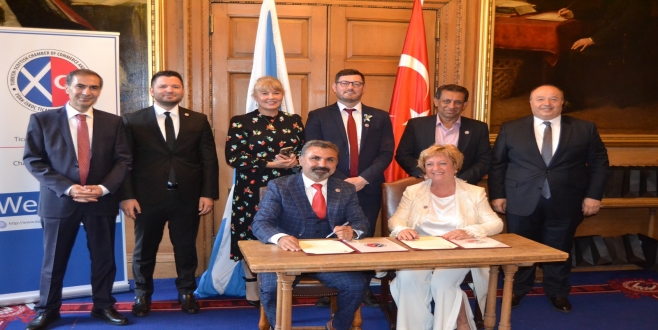 Türk İskoç Ticaret ve Sanayi Odası (TSCCİ) ile İskoç Ticaret Odaları (SCC) arasında Anlaşma imzalandı